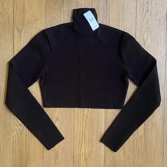 Zeynep Arcay Cropped Knit Turtleneck Sweater US8 New With Tags - Picture 7 of 16